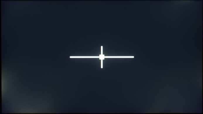 Dell Alienware AW2723DF Black Uniformity Picture With Local Dimming