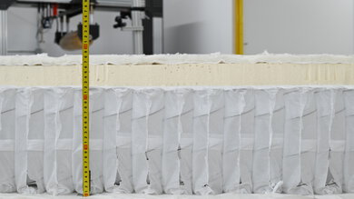 Saatva Latex Hybrid Spring Layer Height Picture