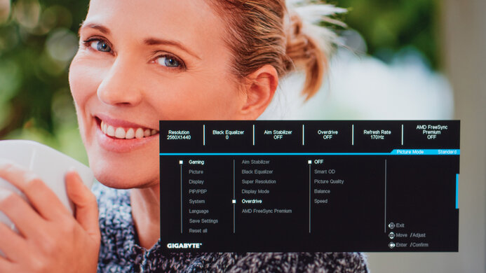 Gigabyte M32Q OSD Picture