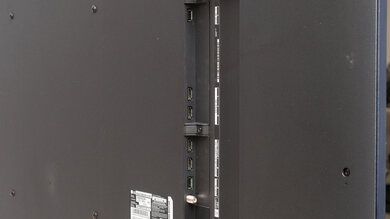 LG QNED80 2023 Side Inputs Picture