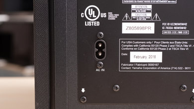 Yamaha YAS-207 Physical inputs subwoofer photo 1