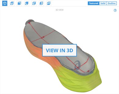 ASICS SUPERBLAST 2 3D Model Internal