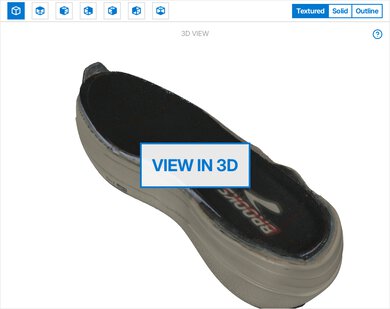 Brooks Ghost Max 2 3D Model Internal