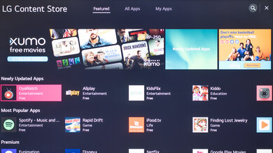 LG UN7000 Apps Picture