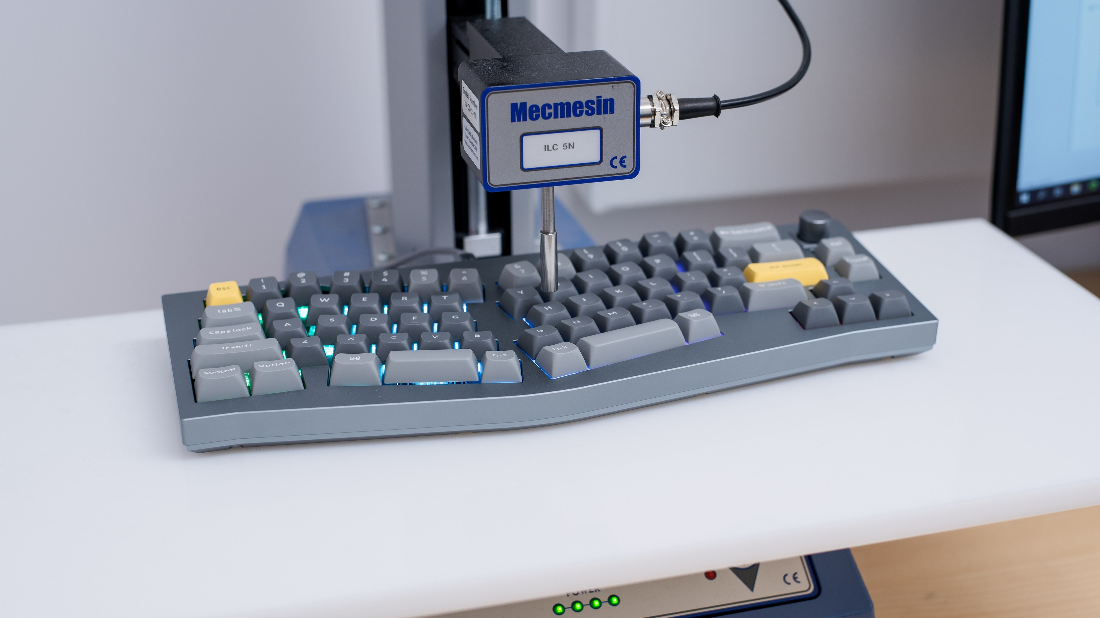 美品 Keychron Q8 Silver Gray アリス配列 有線接続のみ 美品 Keychron