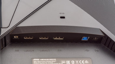 MSI Optix MPG27CQ Inputs 2