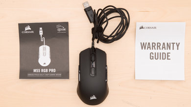 Corsair M55 RGB Pro In the box picture