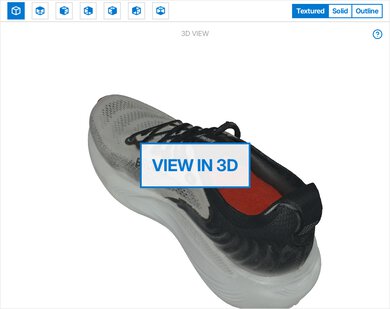 Brooks Adrenaline GTS 25 3D Model Full Shoe