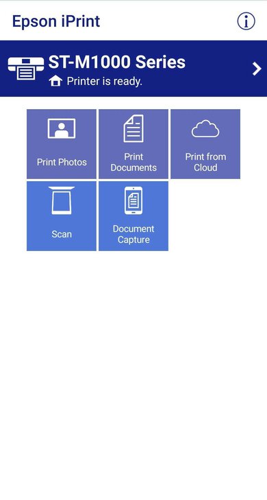 Epson WorkForce ST-M1000 App Printscreen