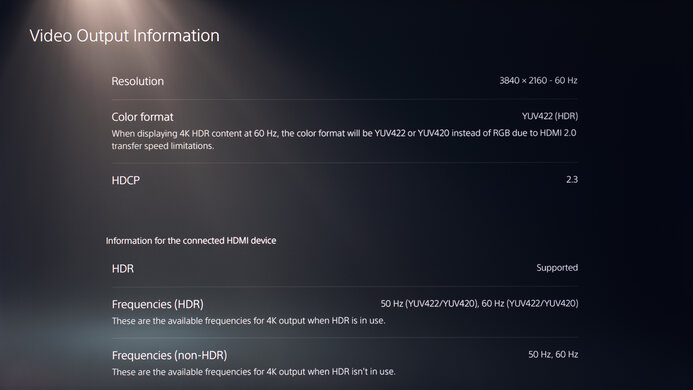 ASUS TUF VG27AQ PS5 Compatibility Photo