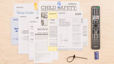 Sony X95J In The Box Picture