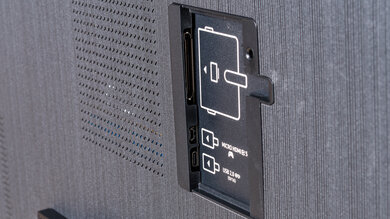 Samsung QN990F 8K Side Inputs Picture