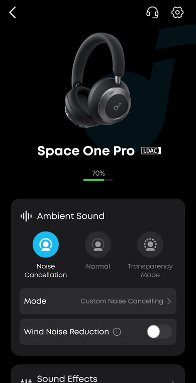 Anker Soundcore Space One Pro App Picture