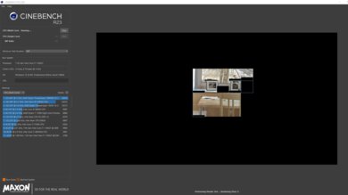 HP ZBook Firefly 15 G8 (2021) Cinebench R23 Photo