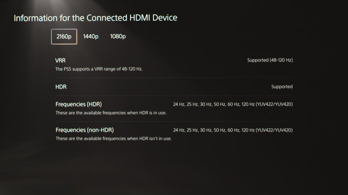ASUS ROG Strix OLED XG27ACDNG PS5 Compatibility Photo