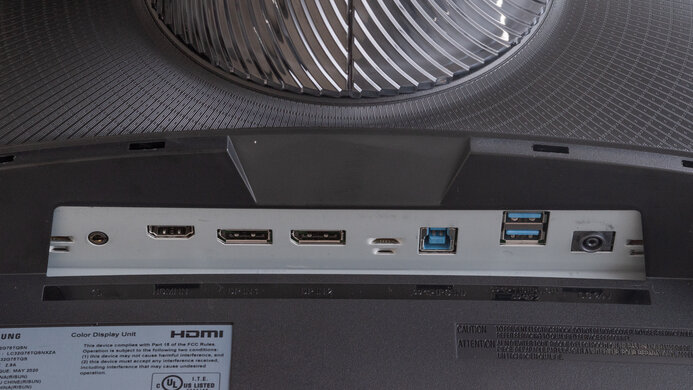 Samsung Odyssey G7 C32G75T Inputs 1