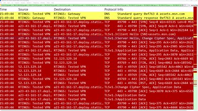 IPVanish Wireshark Kill Switch Screenshot