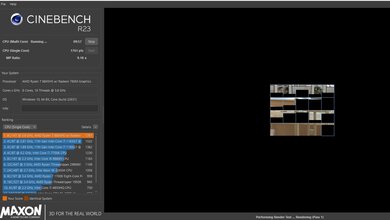 HP Victus 16 (2024) Cinebench R23 Photo