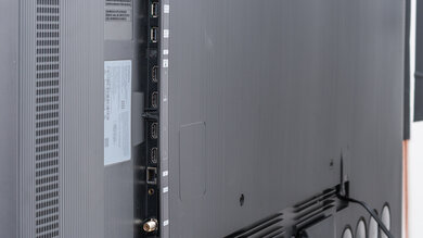 Samsung QN95C QLED Side Inputs Picture