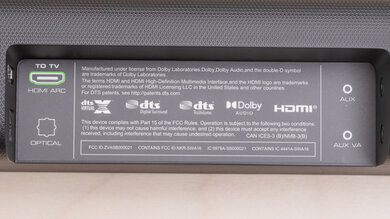Vizio V Series V21-H8 Physical Connections Bar Photo 2