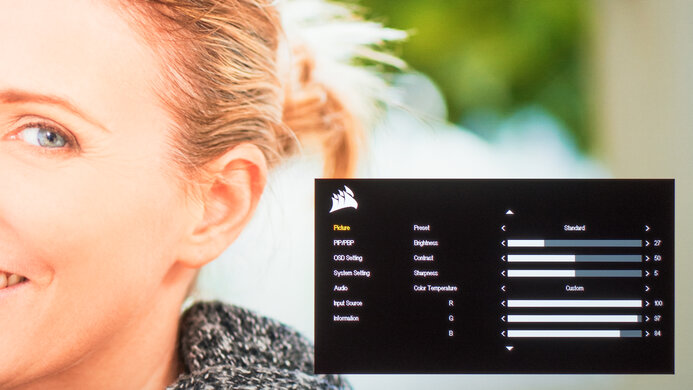 Corsair XENEON FLEX 45WQHD240 OSD Picture