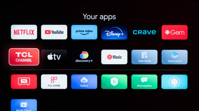 TCL QM8/QM850G QLED Apps Picture