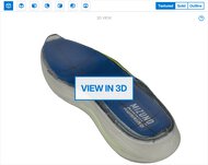 Mizuno Wave Inspire 22 3D Model Internal