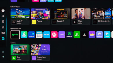 Samsung S95D OLED Apps Picture