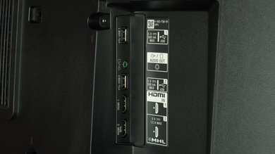 Sony X930C Side Inputs Picture