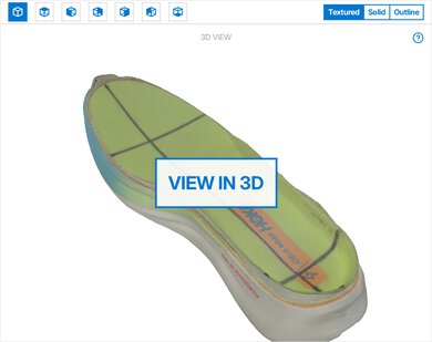 HOKA Cielo Road 3D Model Internal
