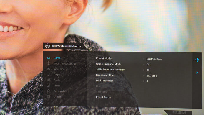 Dell S2722DGM OSD Picture