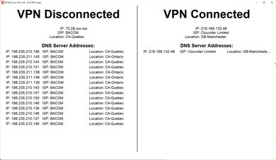 IPVanish IPLEAK.net Screenshot