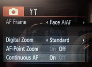 Canon PowerShot ELPH 360 HS A Screen Menu Picture