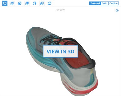 HOKA Cielo X1 2.0 3D Model Full Shoe