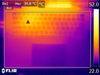 Dell Inspiron 16 2-in-1 (2023) Keyboard Temps Picture