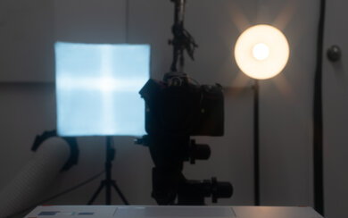 ASUS Chromebook Vibe CX34 Flip (2023) Reflections Photo Off