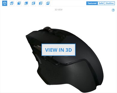 Logitech G502 Proteus Spectrum 3D Model