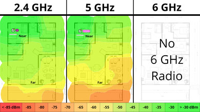 Google Wifi Wi-Fi Coverage Map (Dual Mesh)