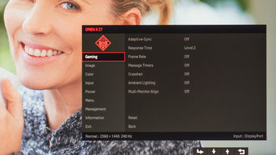 HP OMEN X 27 OSD Picture