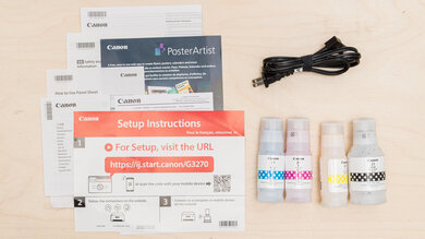 Canon PIXMA G3270 In the Box Picture