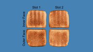GE 2-Slice G9TMA2SSPSS Toasting Evenness Photo