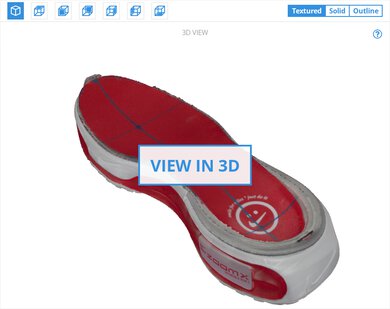 Nike Invincible 3 3D Model Internal