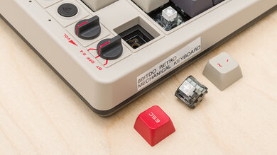 8BitDo Retro Mechanical Keyboard Build Quality Close Up