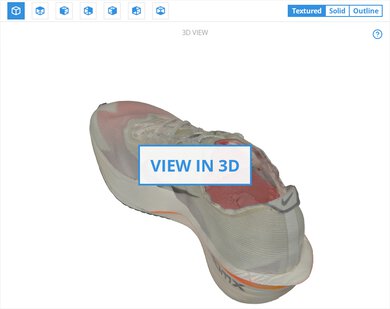 Nike Vaporfly 4 3D Model Full Shoe