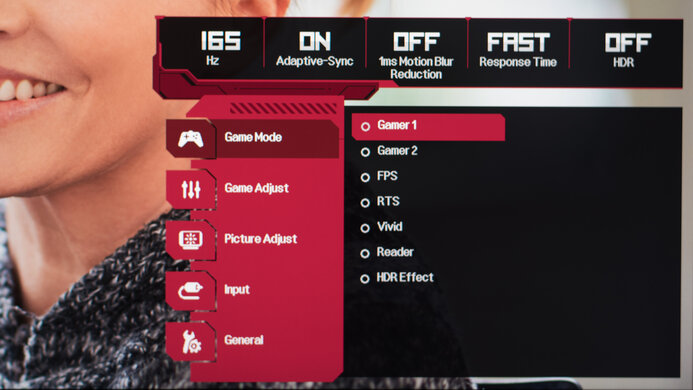LG 32GN50T-B OSD Picture