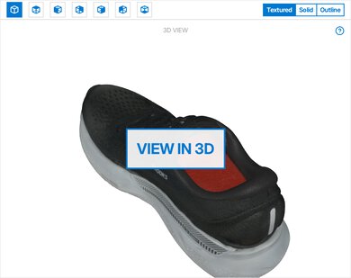 Brooks Adrenaline GTS 24 3D Model Full Shoe