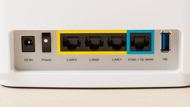 ASUS ZenWiFi XT9 Ports Photo