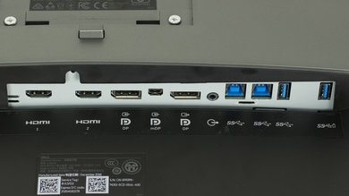 Dell U3417W Inputs 1