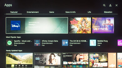 LG QNED90 Apps Picture