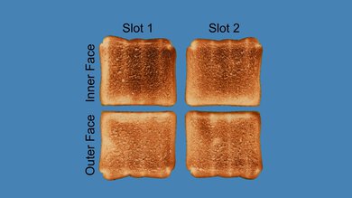 KitchenAid 2-Slice Toaster with manual lift lever Toasting Evenness Photo
